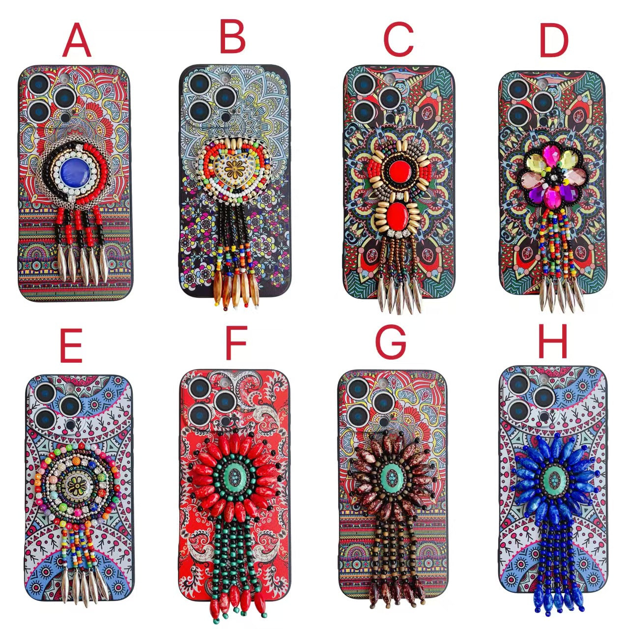 Beaded Artisan Phone Case: Ethnic Inheritance