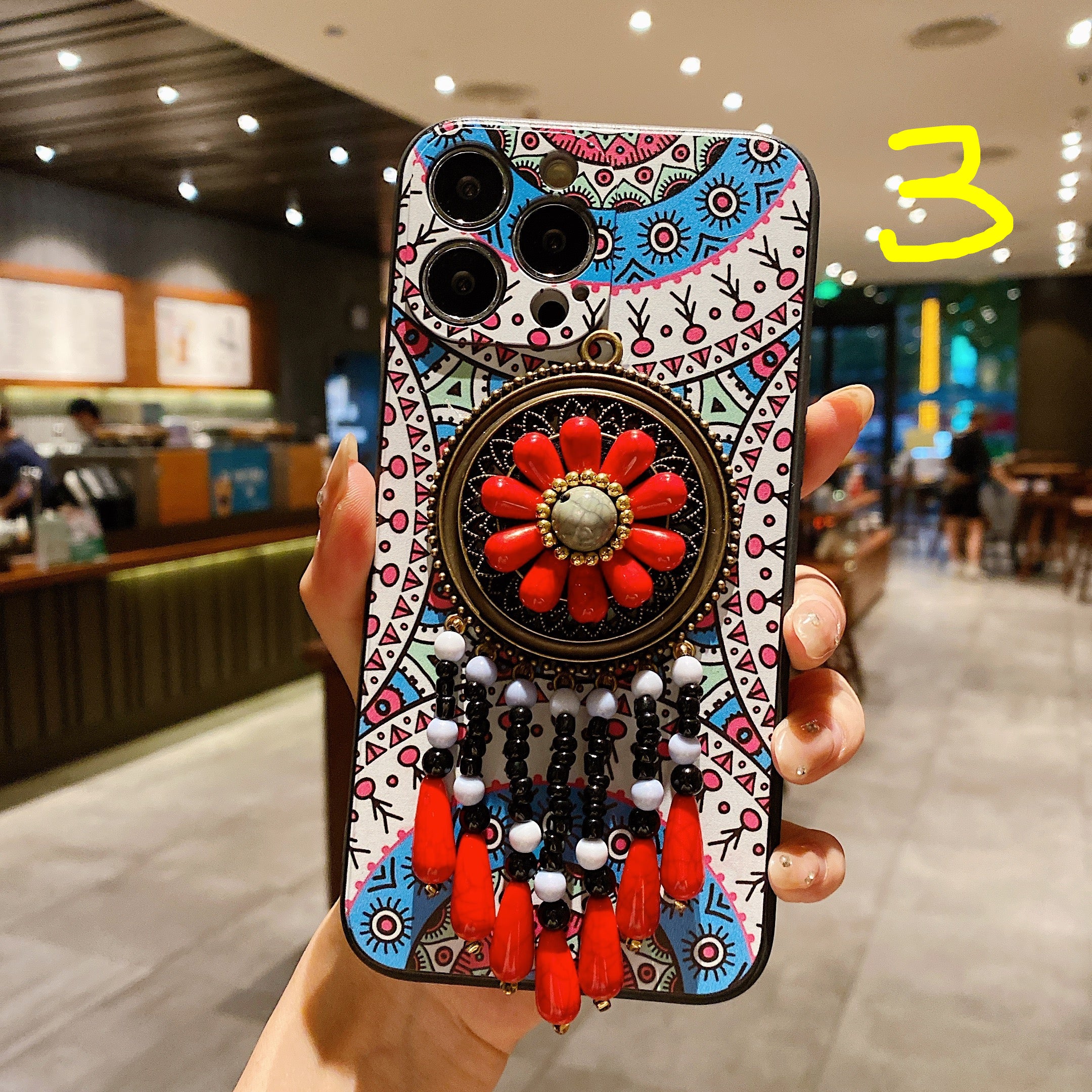Beaded Artisan Phone Case: Ethnic Inheritance