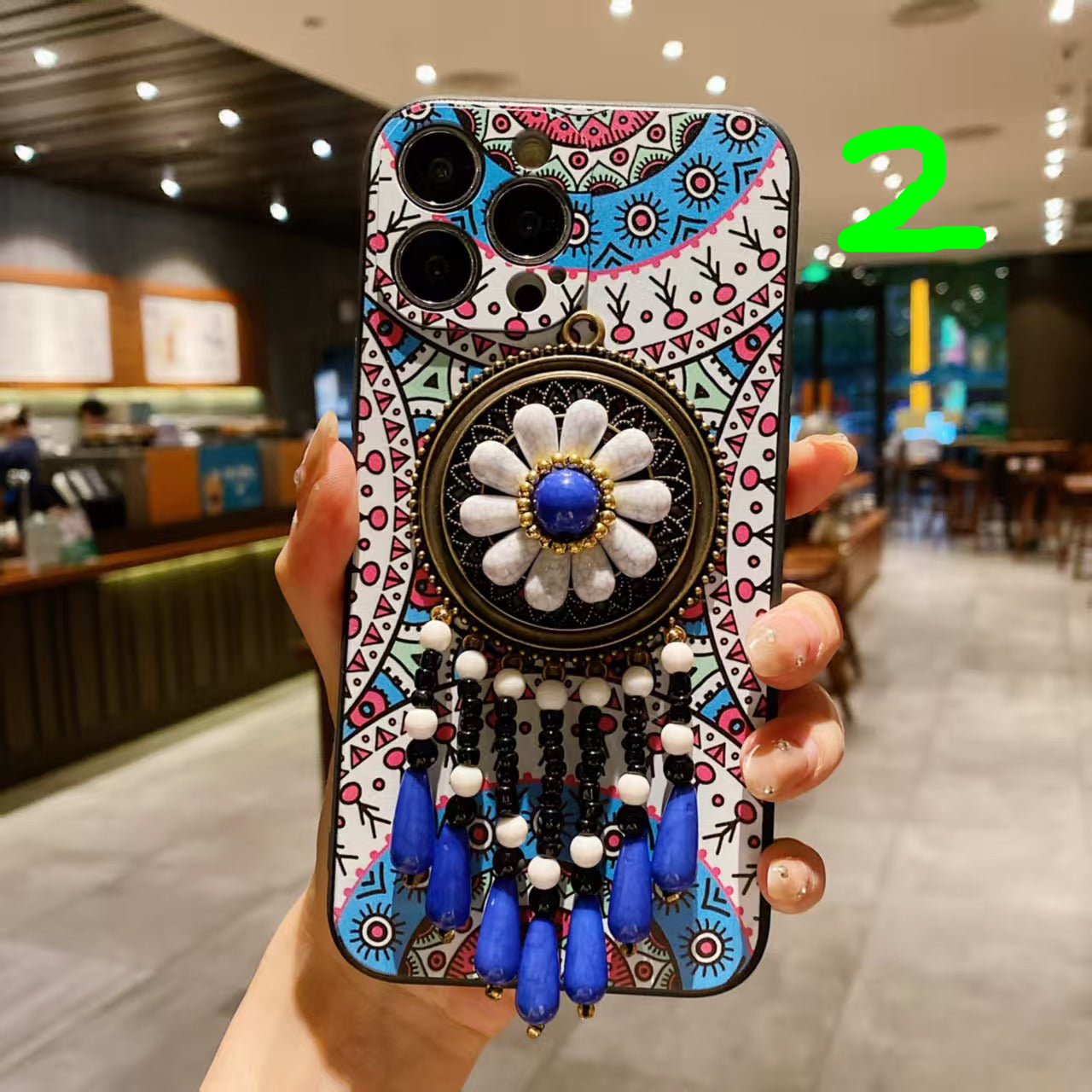 Beaded Artisan Phone Case: Ethnic Inheritance