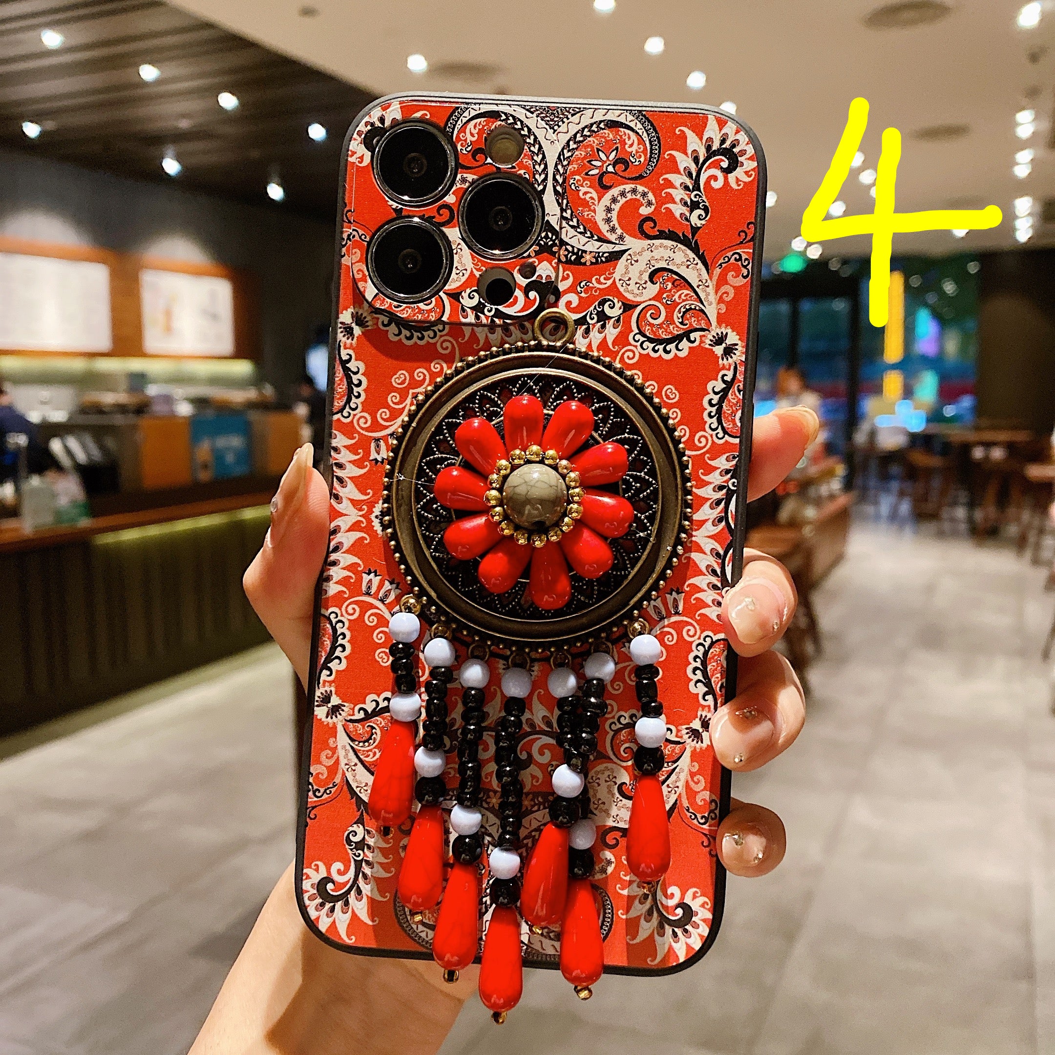 Beaded Artisan Phone Case: Ethnic Inheritance