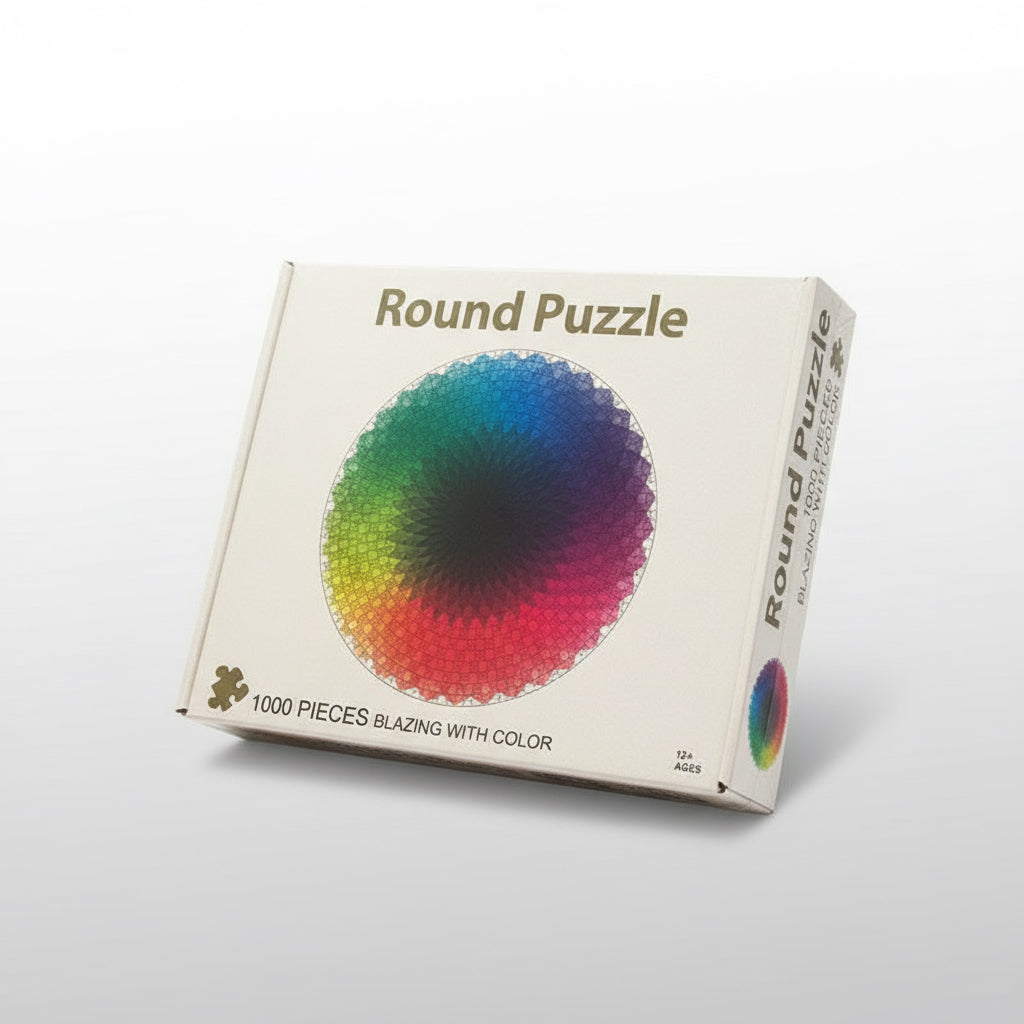 1000-Piece Circular Puzzle Series - Explore the Mysteries of the Universe and Nature