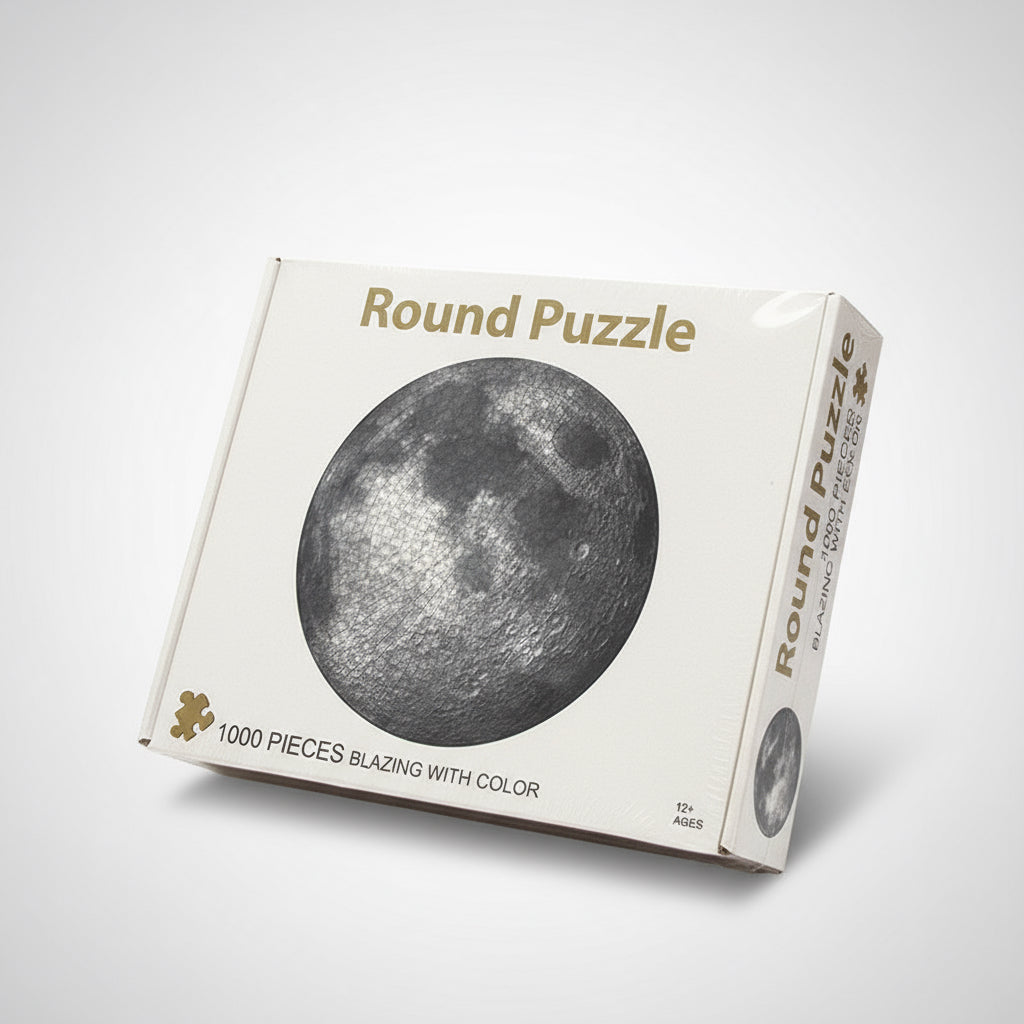 1000-Piece Circular Puzzle Series - Explore the Mysteries of the Universe and Nature