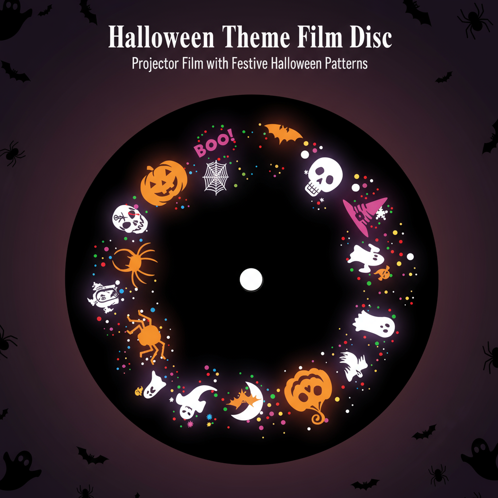 USB Holiday Projector Night Light with 3 Themes (Xmas/Halloween/Snow) - Gift for Kids, Christmas Decor, Spooky Party Light
