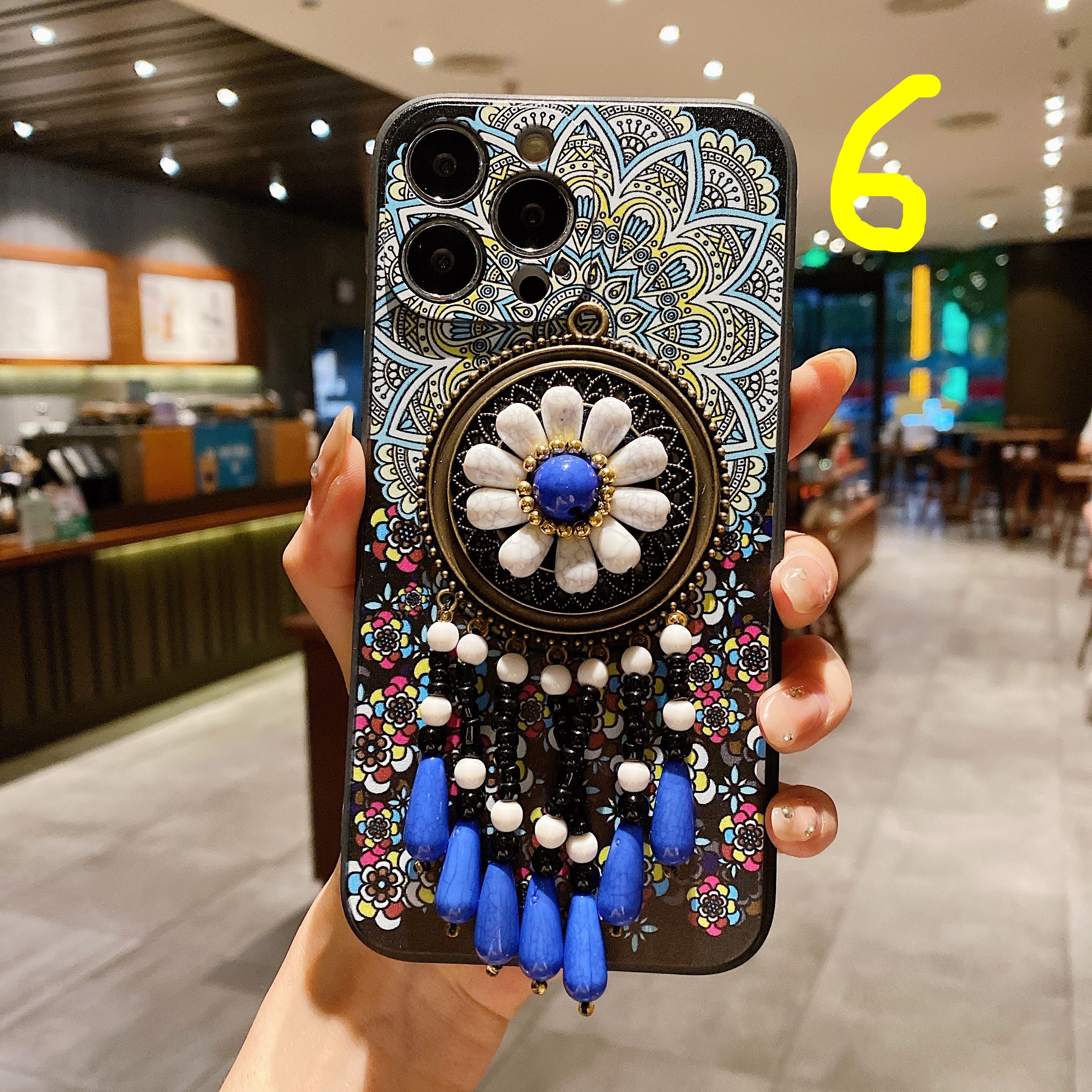 Beaded Artisan Phone Case: Ethnic Inheritance