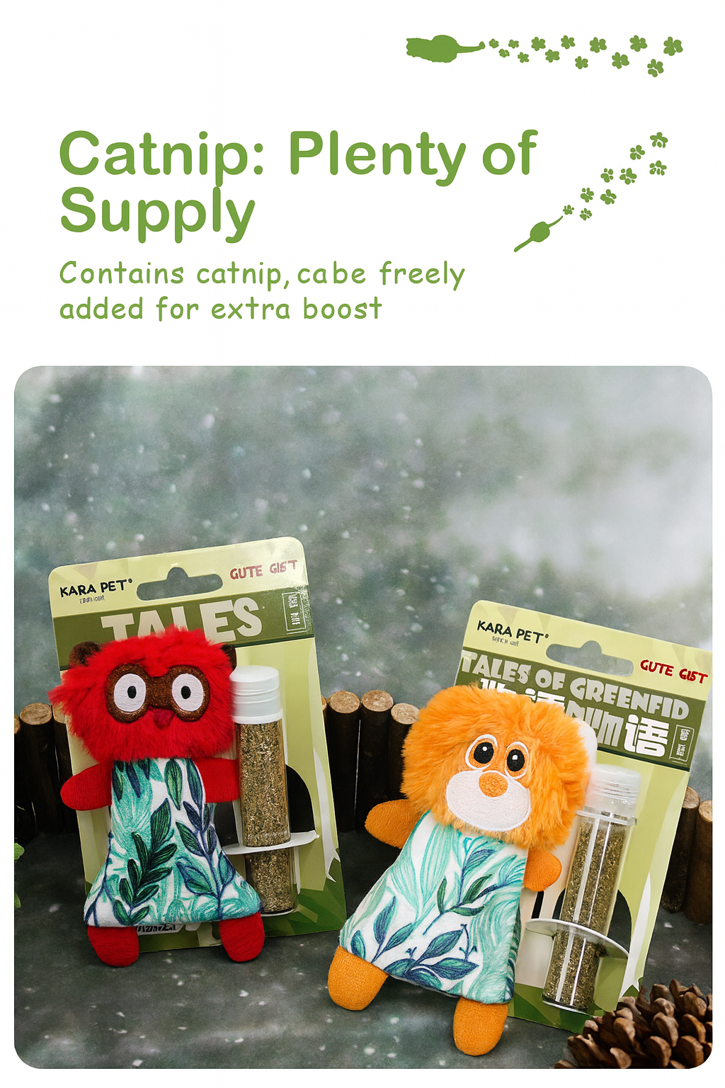 $19.9 Catnip-Infused Chew-Resistant Plush Doll