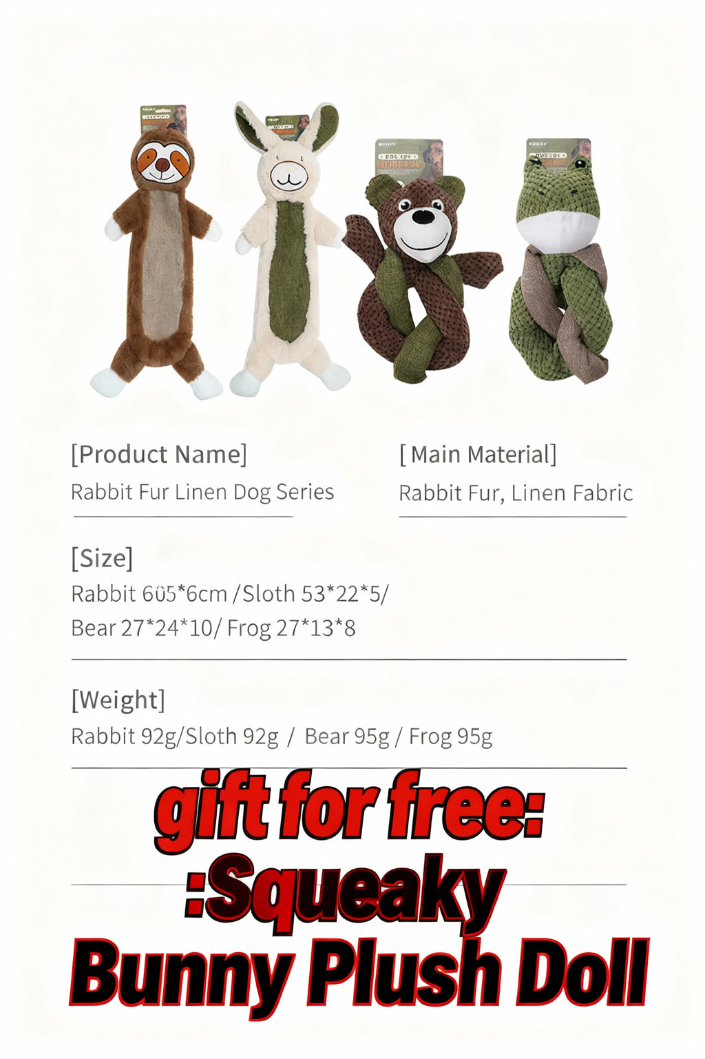 $19.9 Bestselling 4-Pack-Fake Bone Dog Chew Toy for Small & Medium Breeds