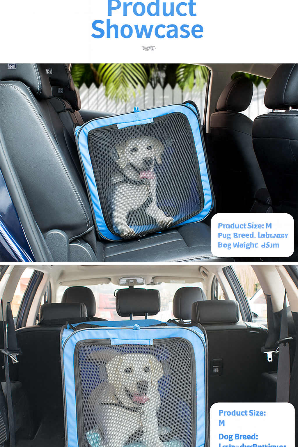 $19.9 Large Outdoor Portable Dog Crate - Foldable, Multi-functional, Made of Oxford Fabric