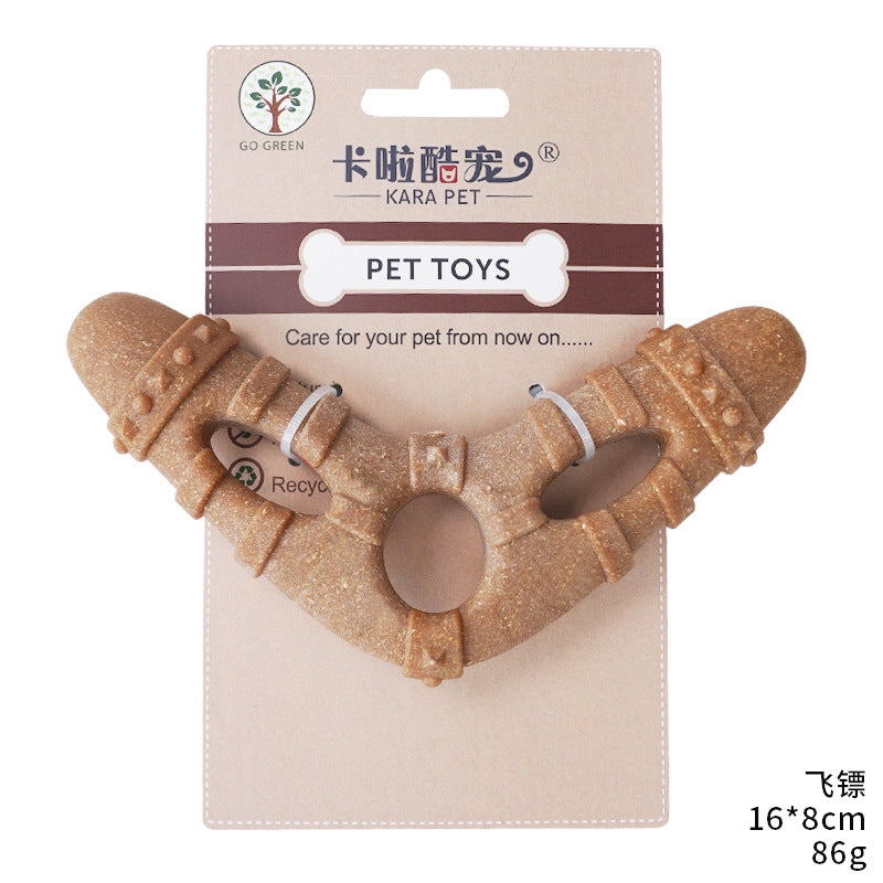 $19.9 Bestselling 4-Pack-Fake Bone Dog Chew Toy for Small & Medium Breeds