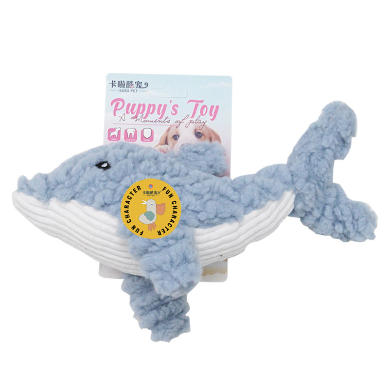 $19.9 4-Pack-Squeak & Destroy-Proof Dog Toy: Plush, Chew-Resistant for Boredom and Teething