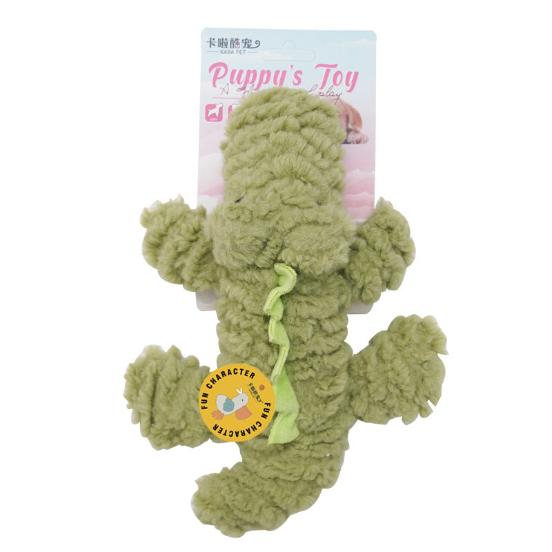 $19.9 4-Pack-Squeak & Destroy-Proof Dog Toy: Plush, Chew-Resistant for Boredom and Teething