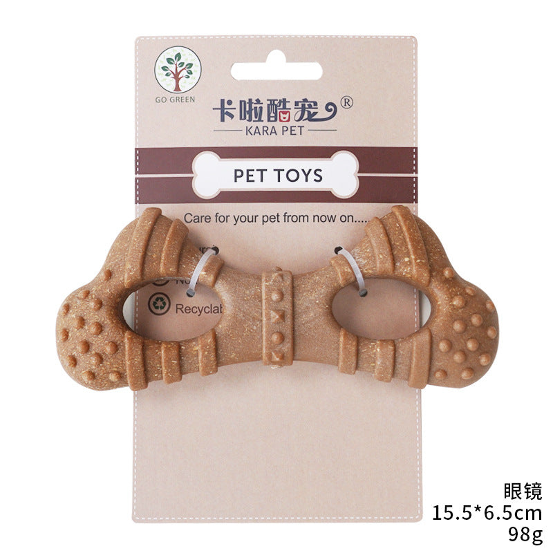 $19.9 Bestselling 4-Pack-Fake Bone Dog Chew Toy for Small & Medium Breeds