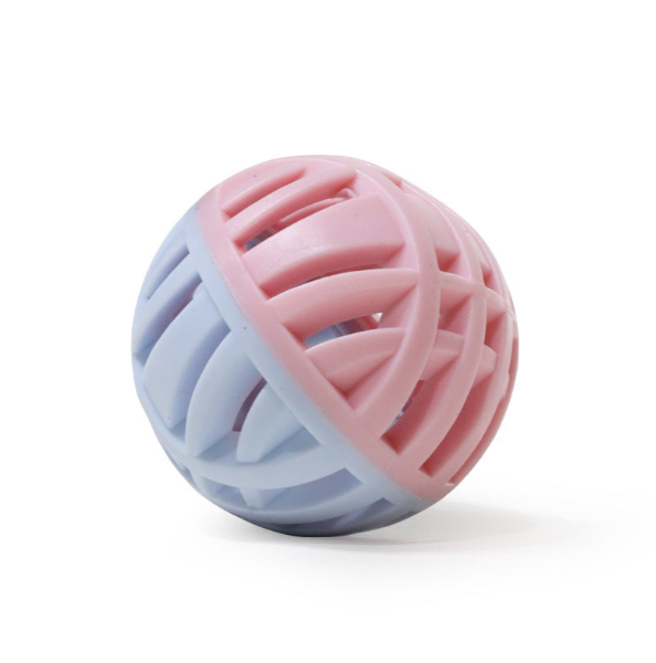 Bestseller Cat Toy Ball with Two-Tone Color, TPR Material, and Bell